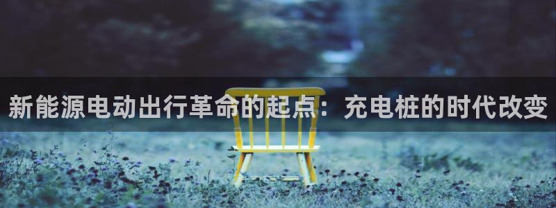 新宝gg违法:新能源电动出行革命的起点:充电桩的时代改变